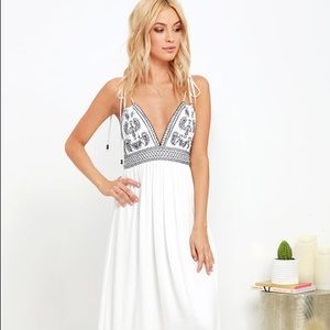 Lulus White Maxi Dress